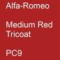 Preview: Alfa-Romeo, Medium Red Tricoat, PC9.